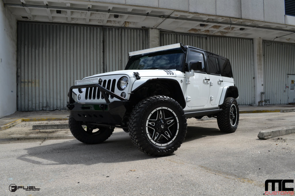 Car Jeep Wrangler On Fuel Deep Lip Full Blown D554 Wheels
