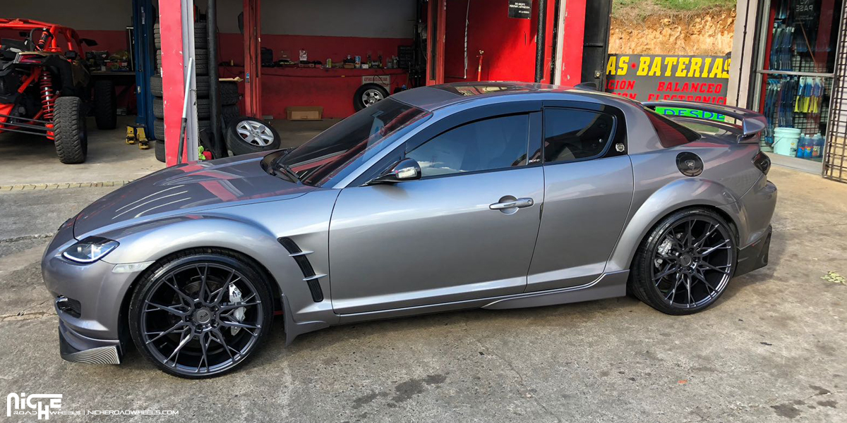 Car Mazda Rx 8 On Niche Sport Series Staccato M182 Wheels California Wheels