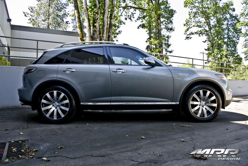 Car Infiniti FX35 on MRR Design HR4 Wheels California Wheels