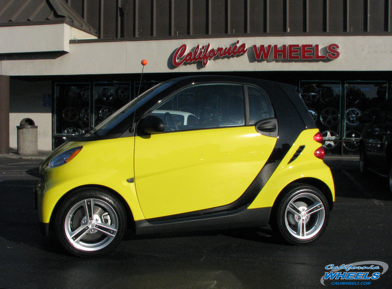 smart car big wheels