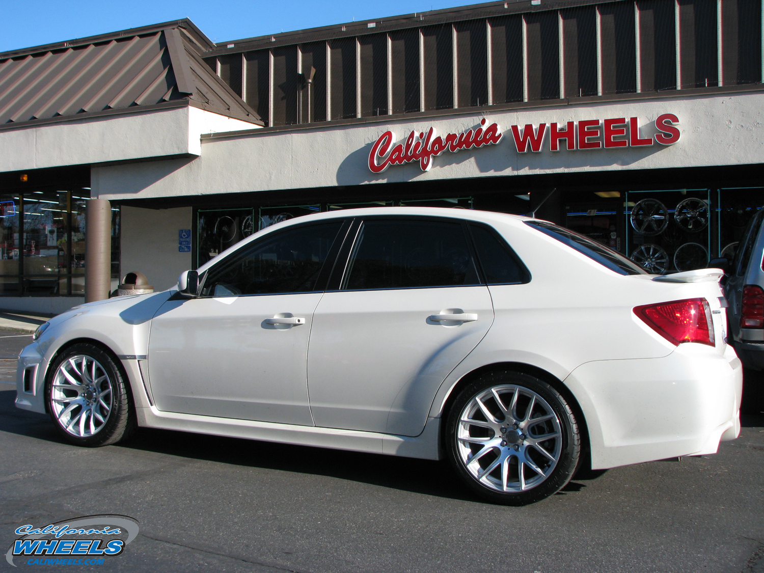 Car Subaru Wrx On Wheels California Wheels