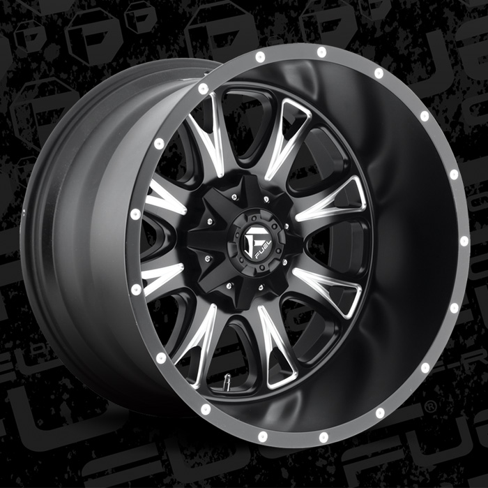 Fuel 1Piece Wheels Throttle D513 Wheels California Wheels