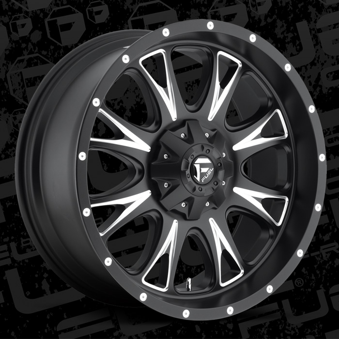 Fuel 1Piece Wheels Throttle D513 Wheels California Wheels