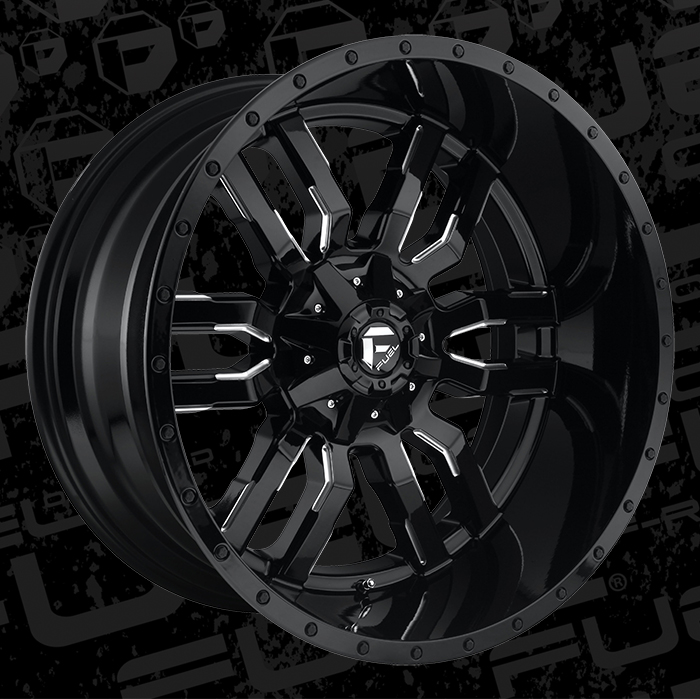 Fuel 1Piece Wheels Sledge D595 Wheels California Wheels