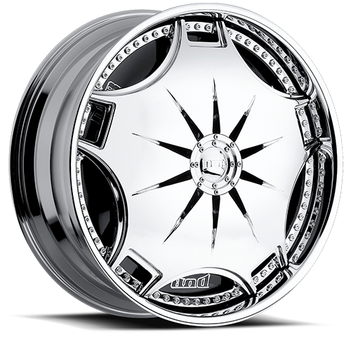 Enlarge DUB Spinners GANJA - S788 Chrome.