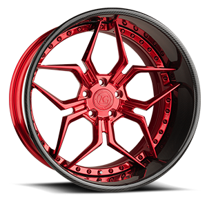 AGL56 5 Candy Red with Carbon Fiber 