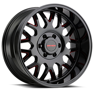 8110 Tripwire 6 Gloss Black Red Milled